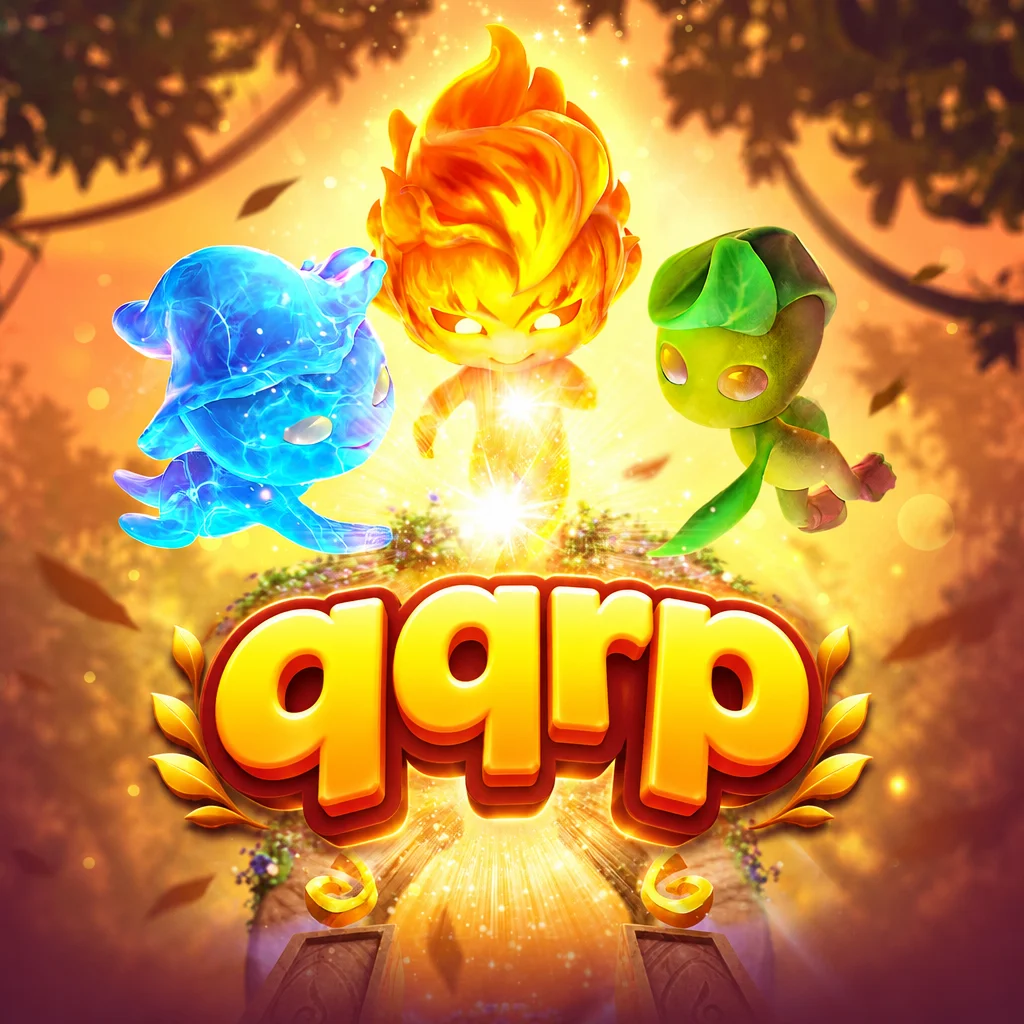 qqrp menampilkan karakter roh elemen api air dan daun dalam Myst Spirits